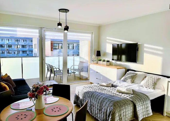 דירה Baltic Style - Free Swimming Pool, Saunas & Fitness - Kasprowicza 20 *