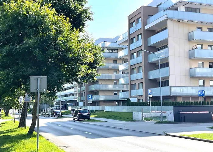 Baltic Style - Free Swimming Pool, Saunas & Fitness - Kasprowicza 20 דירה